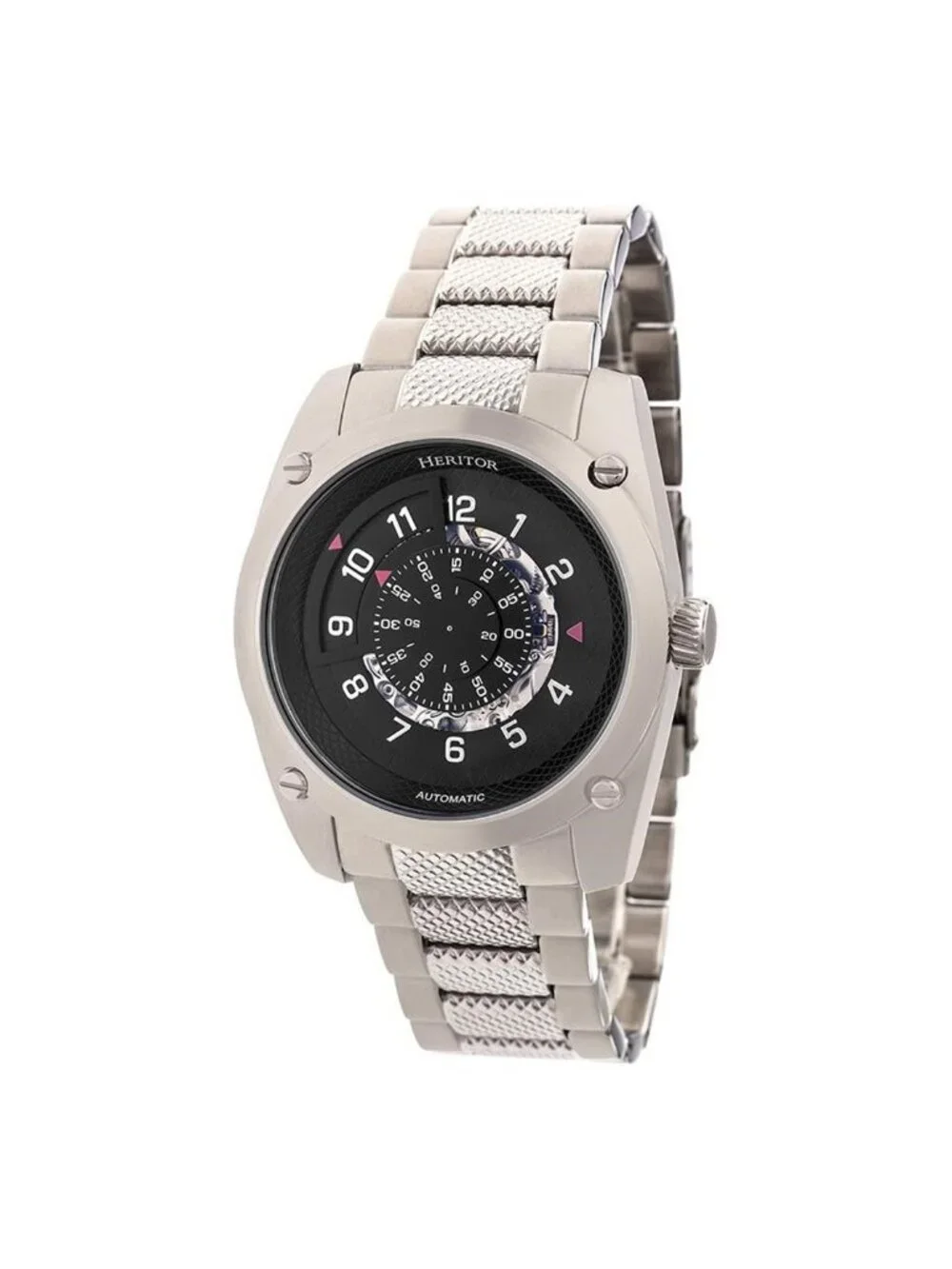 NWT Heritor Daniels Automatic Black Dial Men's Watch